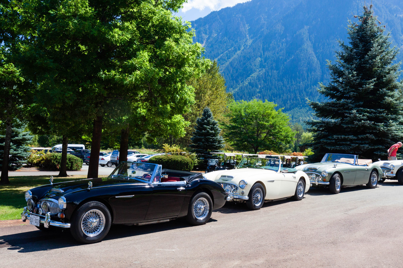 Illustration for article titled Pics from the Golf Course - 2016-08-14 with A-H 3000s and 911 RSR at Big Sky
